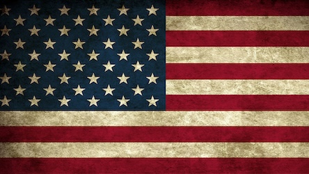 Old USA Flag - American Patriotic Art