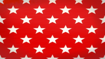 USA Stars Red - American Patriotic Art
