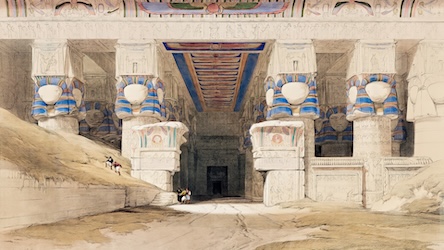 Egyptian Temples by David Roberts - Ancient Egypt Art