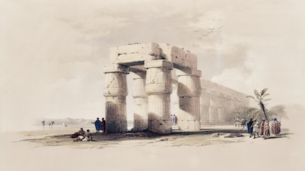 Luxor in Upper Egypt by David Roberts - Ancient Egypt Art