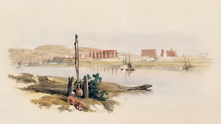 Ruins of Luxor by David Roberts - Ancient Egypt Art