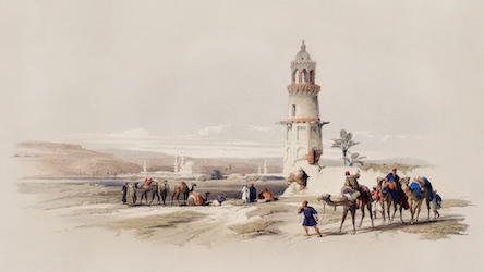 Siout in Upper Egypt by David Roberts - Ancient Egypt Art