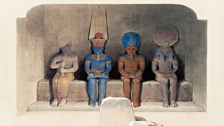Temple of Abu Simbel by David Roberts - Ancient Egypt Art