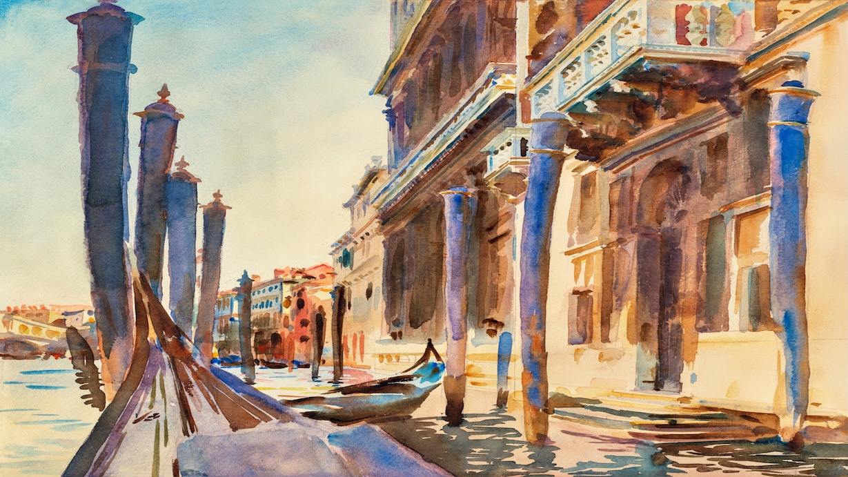 Gondola on the Grand Canal by Contemporary Artist - Best Seller Art