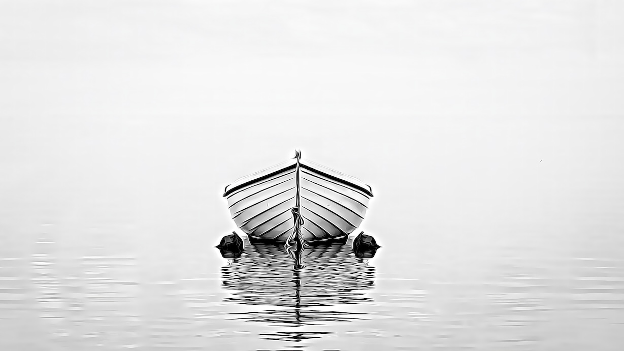 Boat at Sea by Marine Artist - Best Seller Art