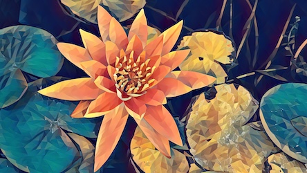 Lotus Flower by Contemporary Artist - Best Seller Art