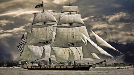 USS Constitution Old Ironsides Ship by Maritime Historian - Best Seller Art