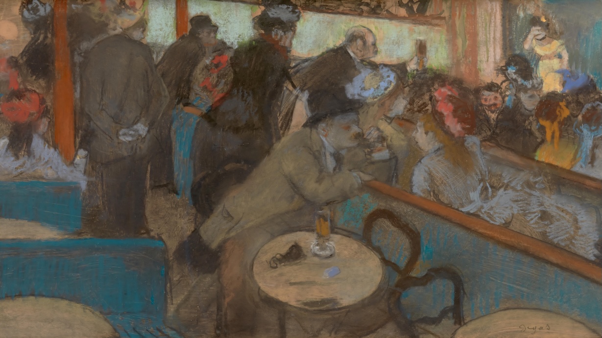 The Dance Lesson - Edgar Degas Impressionist Ballet Art