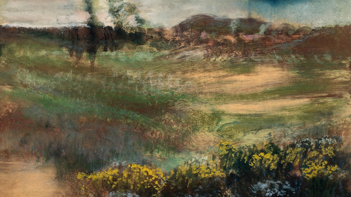 Landscape Study - Edgar Degas Impressionist Ballet Art