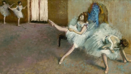 Ballet Dancers Practicing