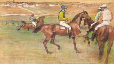 Horse Racing Scene