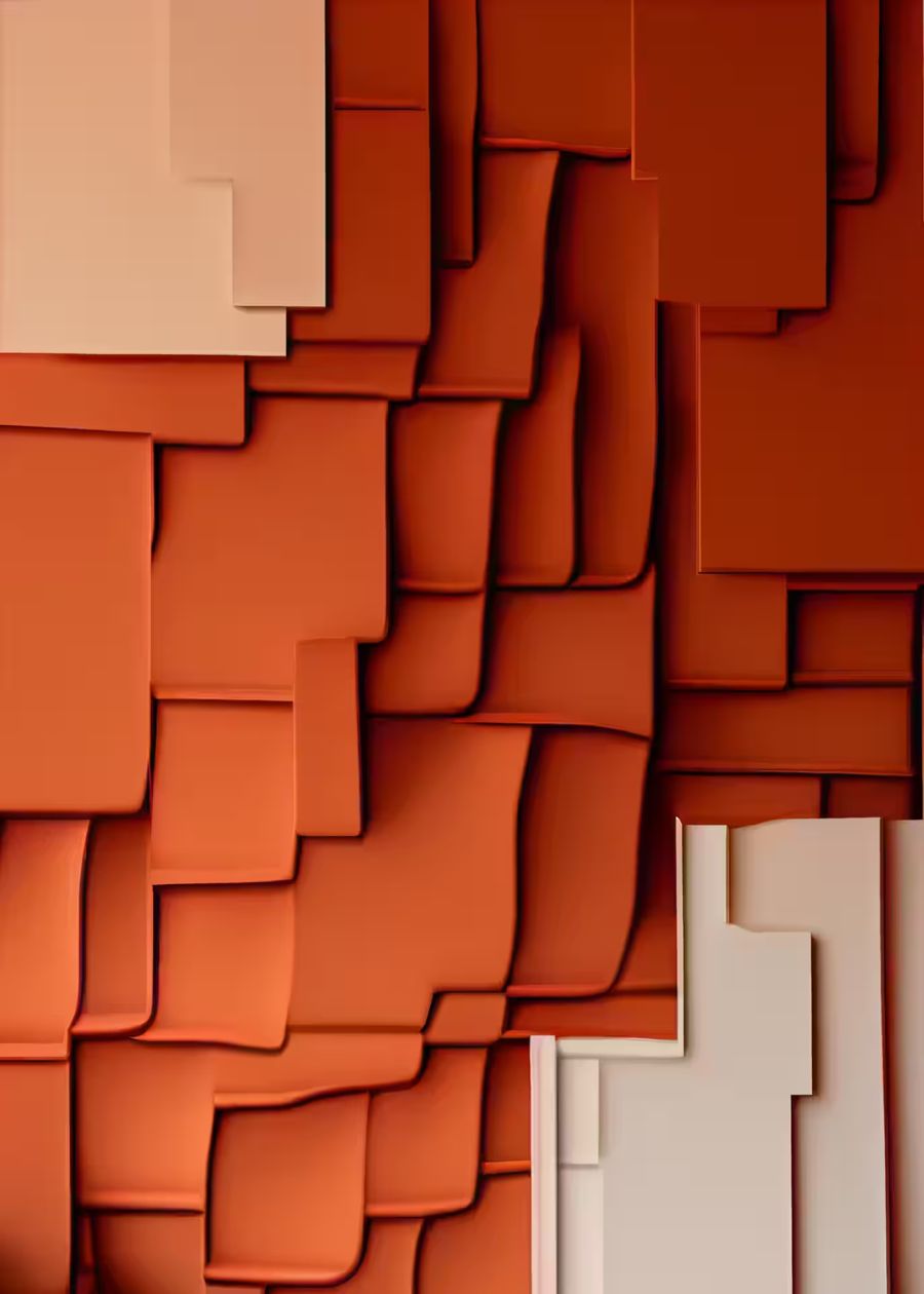 EcoArtLab Originals, Abstract 3D Texture Minimalist Large