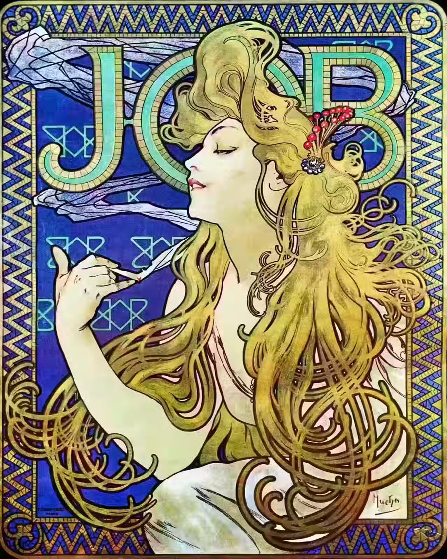 Alphonse Mucha, Alphonse Mucha Nouveau Woman, Alphonse Mucha