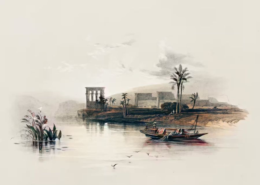 , Ancient Egyptian Island Nile Egyptian