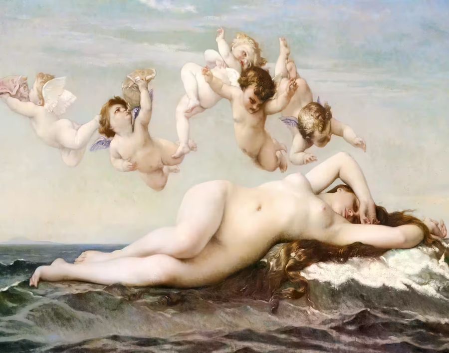 , Ancient Greek Mythology Nude Goddess