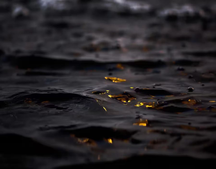 EcoArtLab Originals, Black Gold Abstract Minimalist