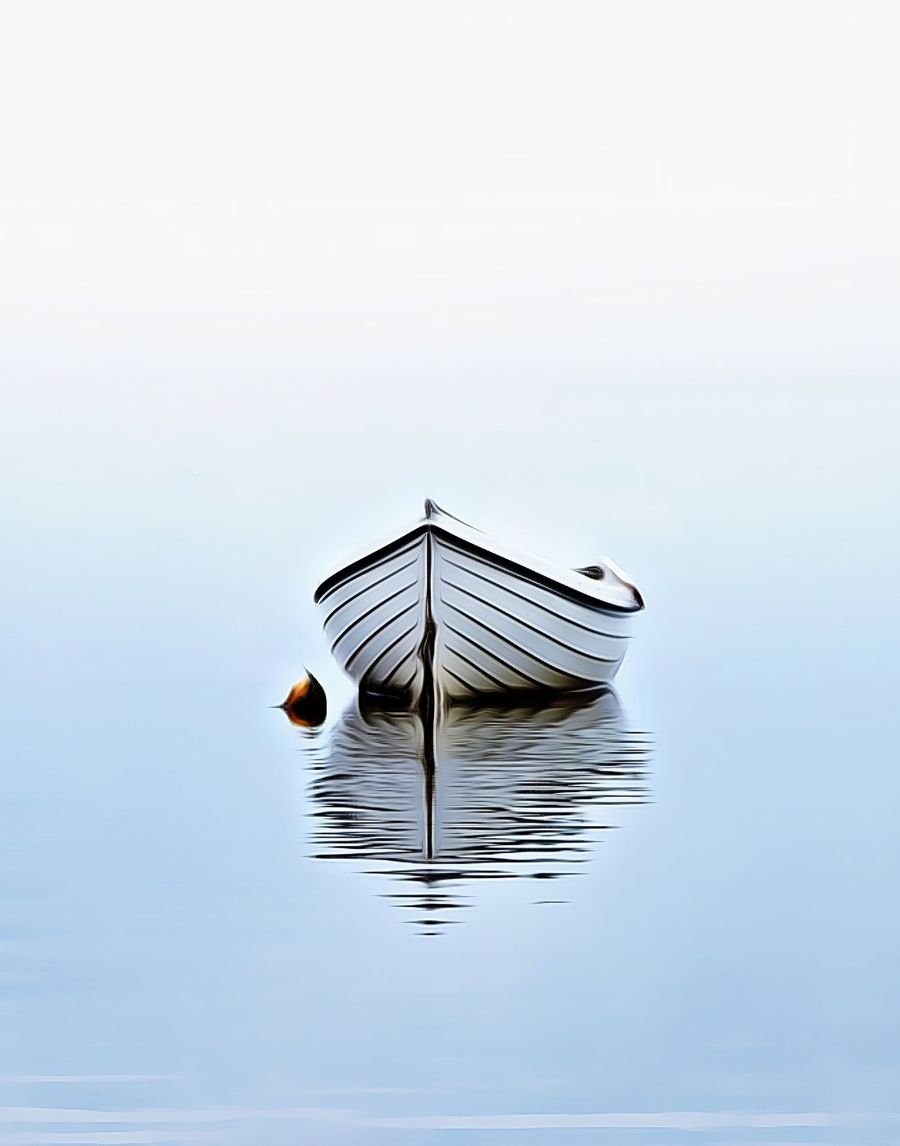 Boat Sea Nautical Decor Vertical