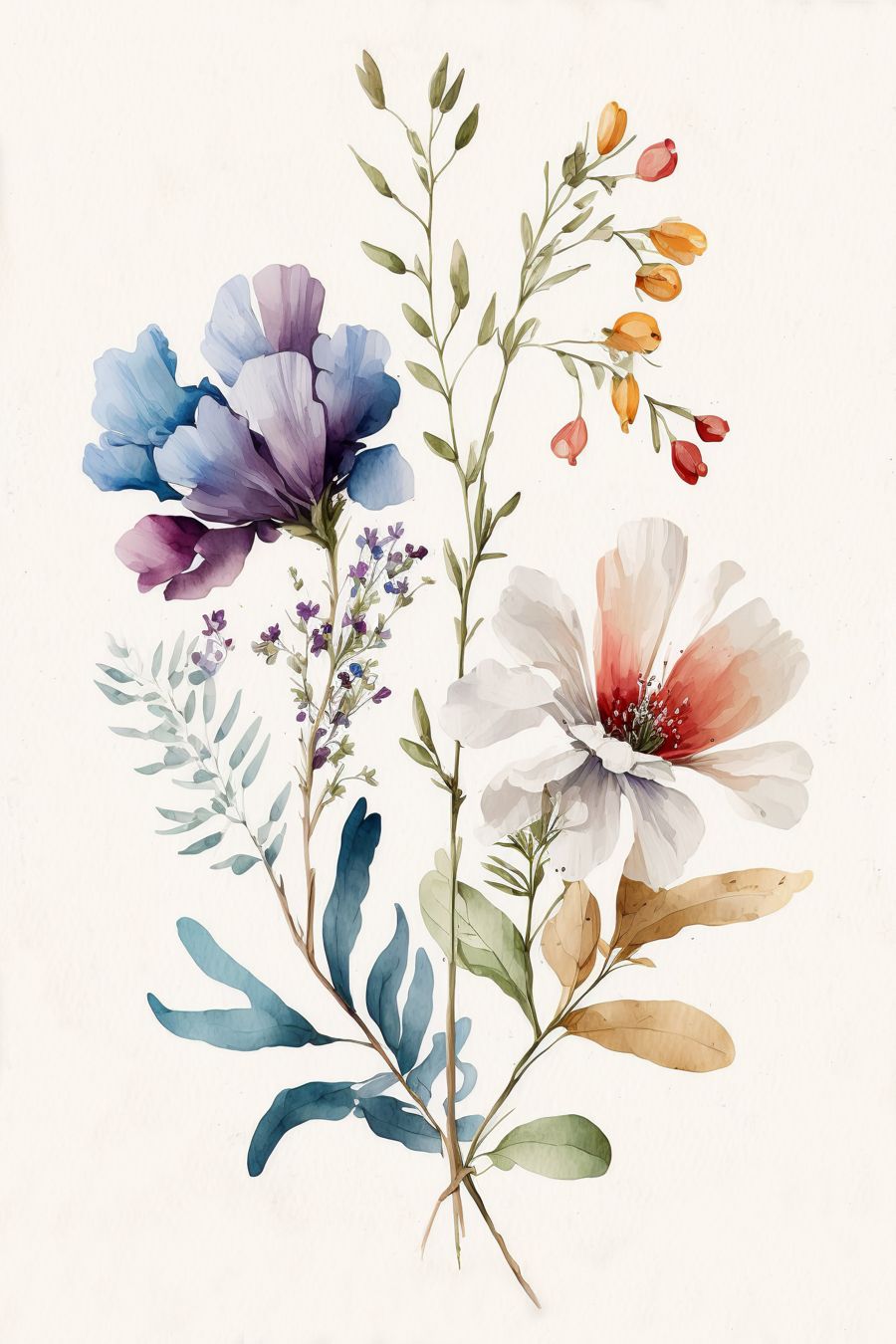 EcoArtLab Originals, Botanical 3 Watercolor Gallery