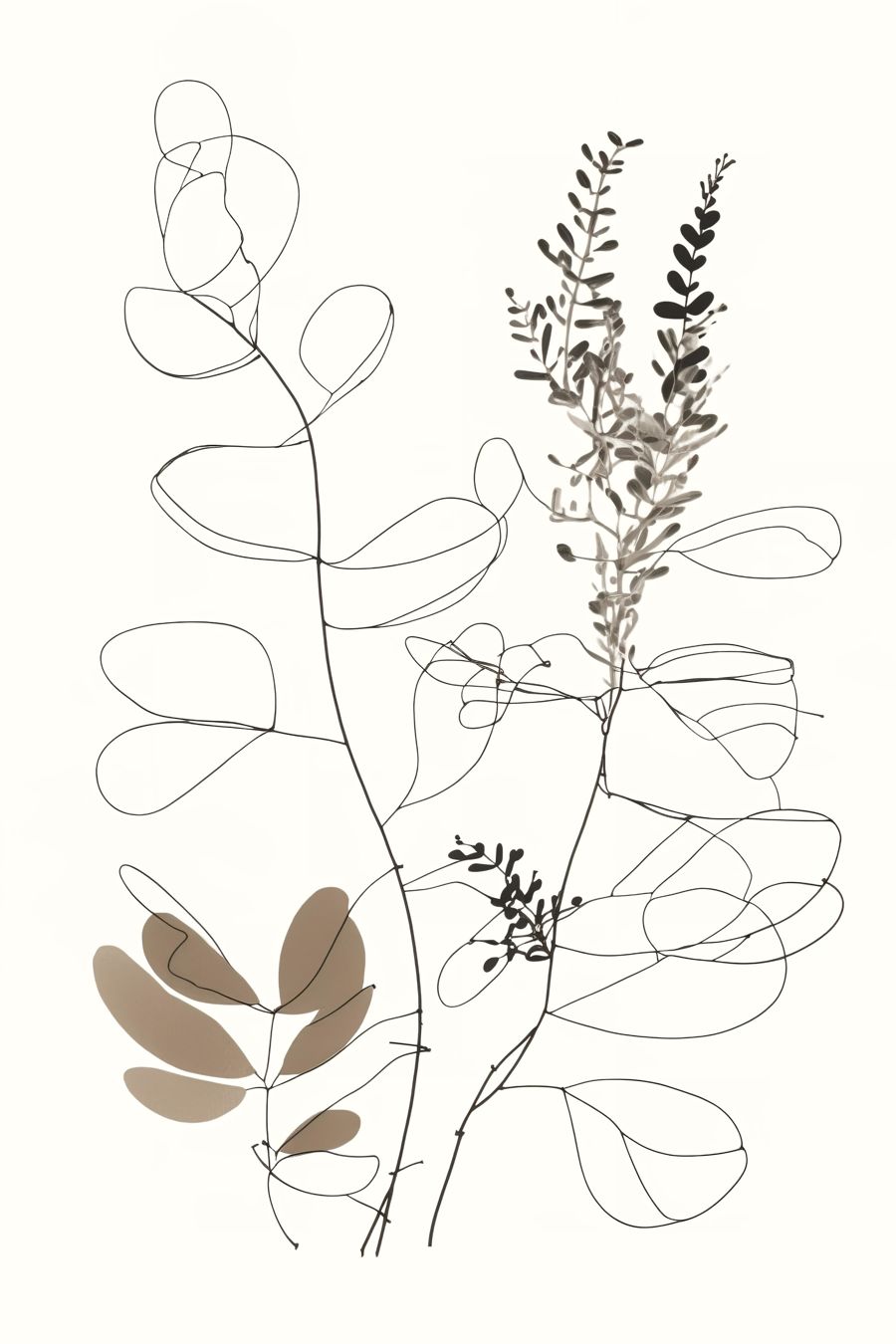 EcoArtLab Originals, Botanical Line 3 Neutral Plant
