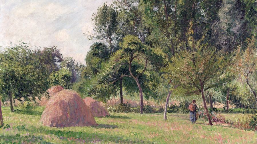 Camille Pissarro, Haystacks Morning Éragny