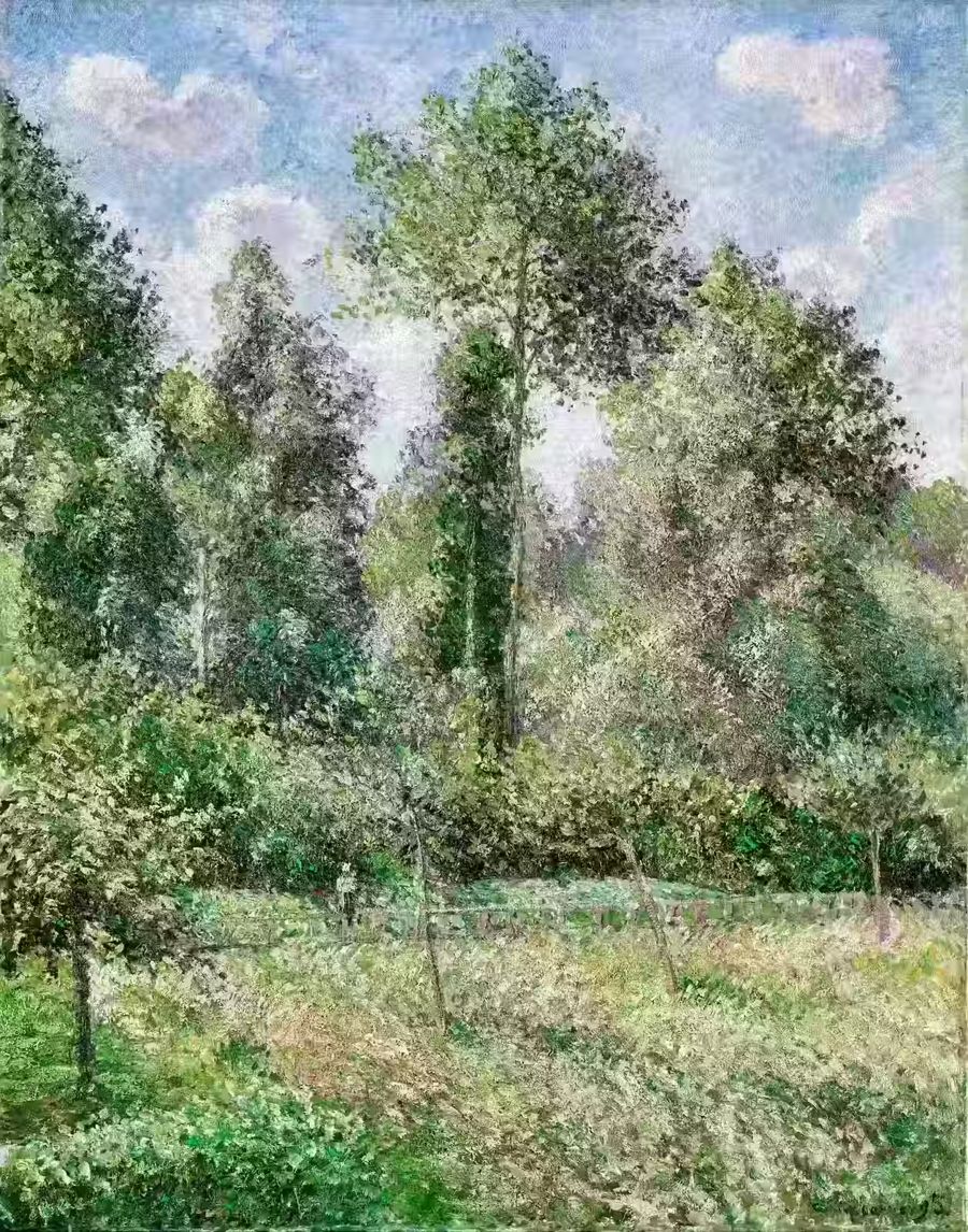 Camille Pissarro, Camille Pissarro Poplars Landscape