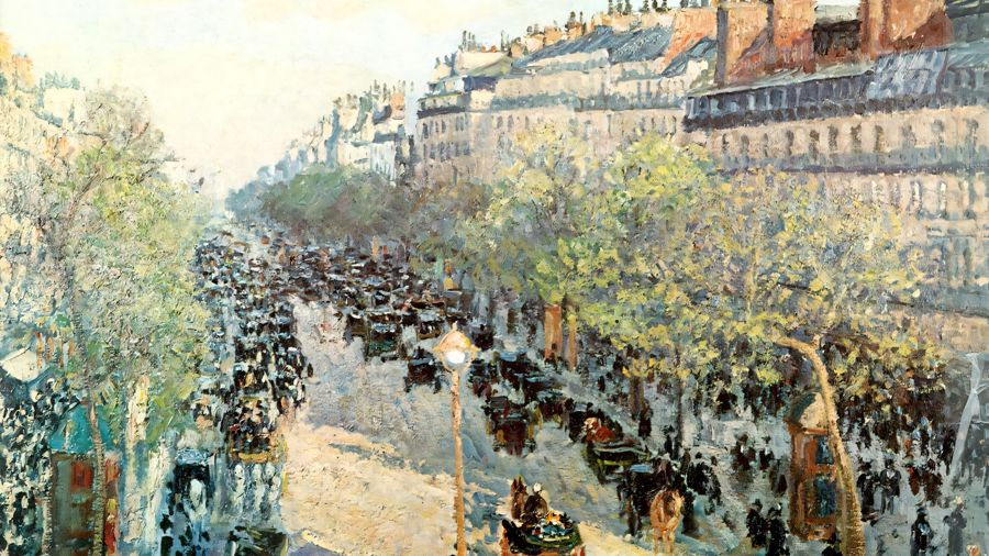 The Boulevard Montmartre on a Spring Morning