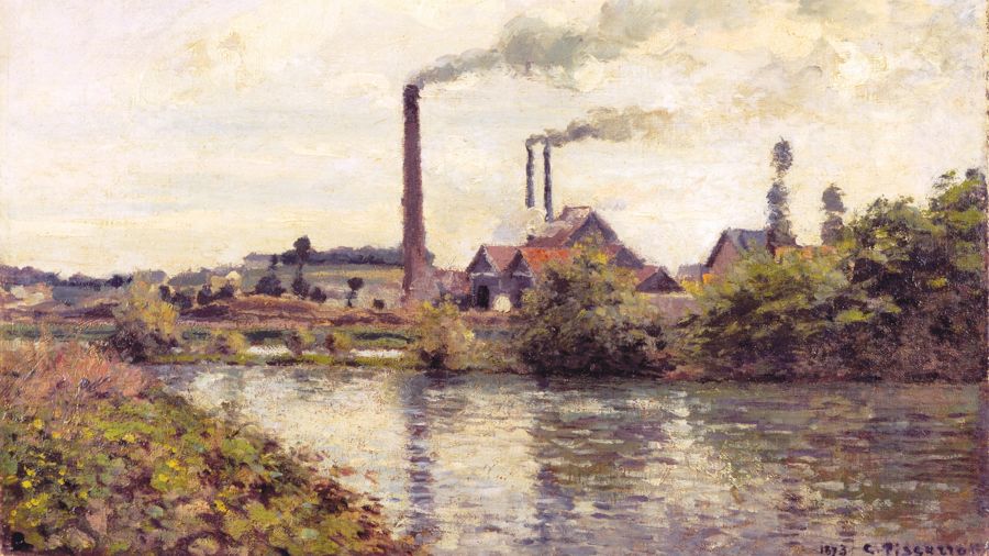 Camille Pissarro, The Factory at Pontoise