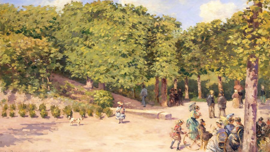 Town Park in Pontoise