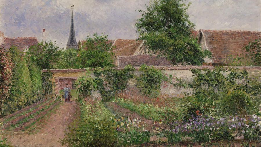 Vegetable Garden Overcast Morning Eragny