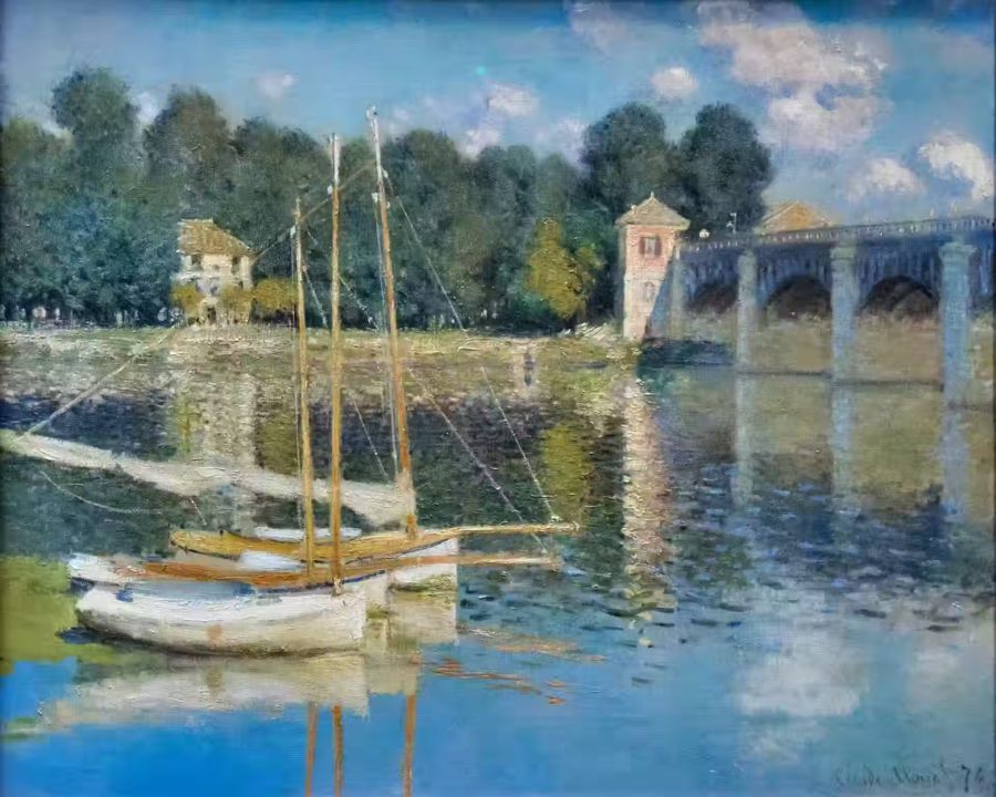 Claude Monet Argenteuil Bridge