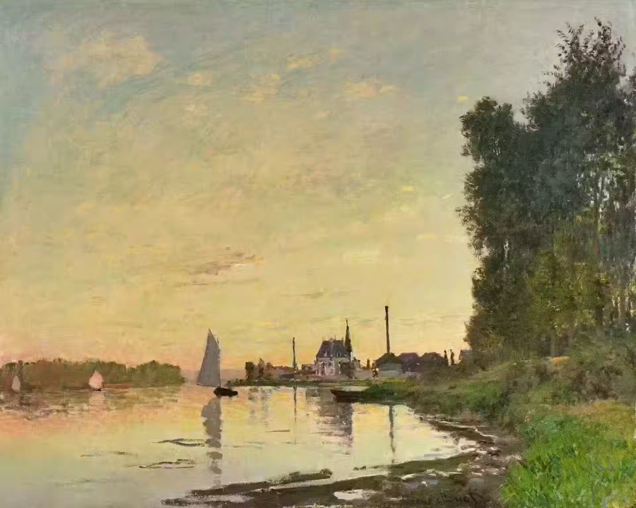 Claude Monet, Claude Monet Argenteuil Late Afternoon