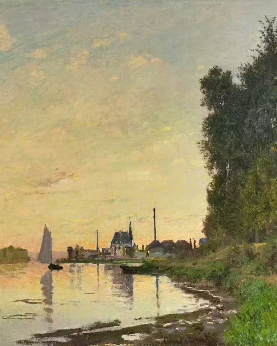 Claude Monet Argenteuil Late Afternoon