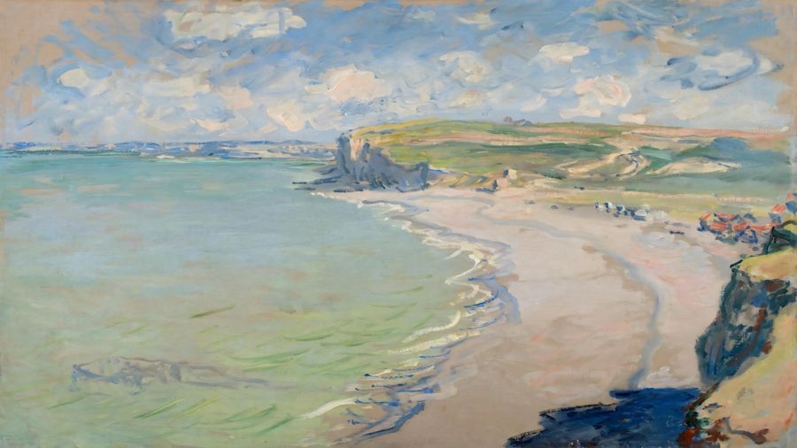 Beach in Pourville