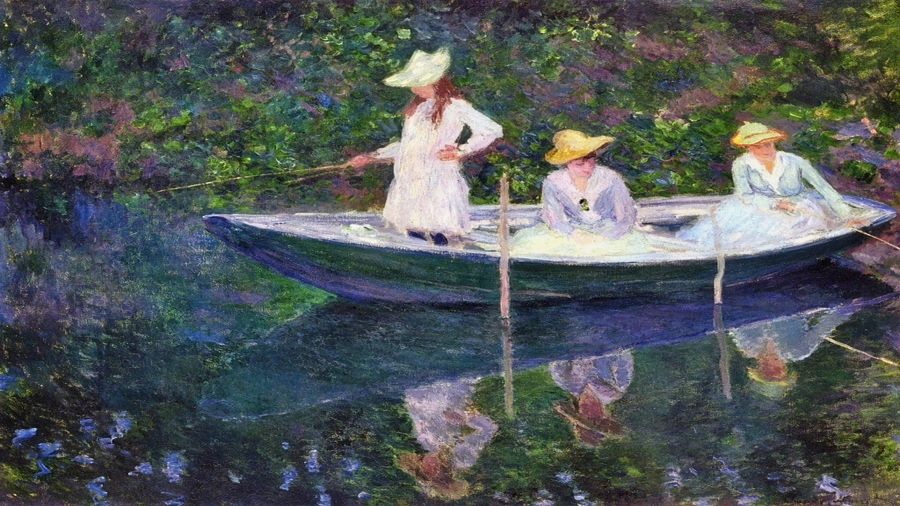 Boat in Giverny