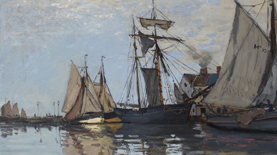Boats in the Port of Honfleur