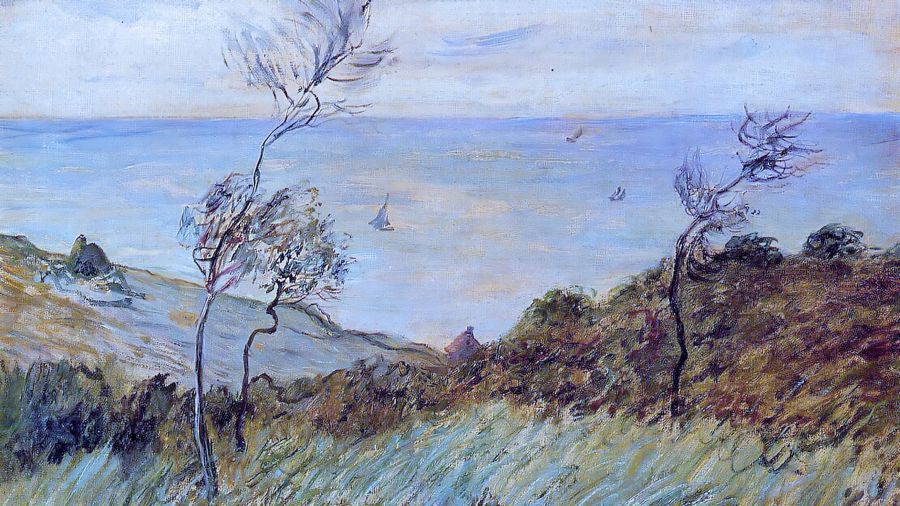 Cliffs of Varengeville Gust of Wind