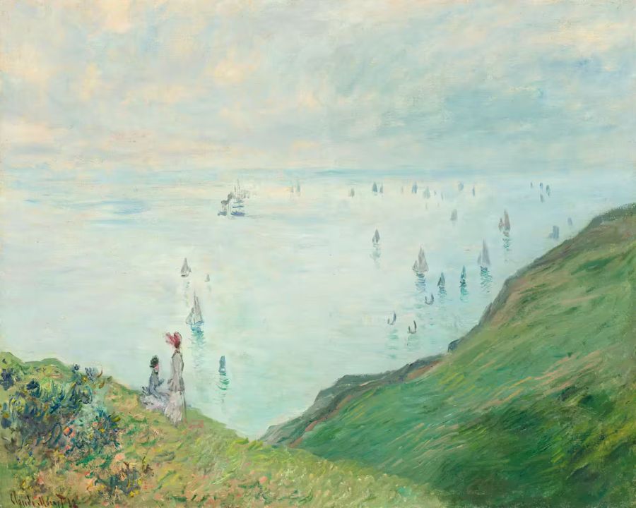 Claude Monet Cliffs Pourville