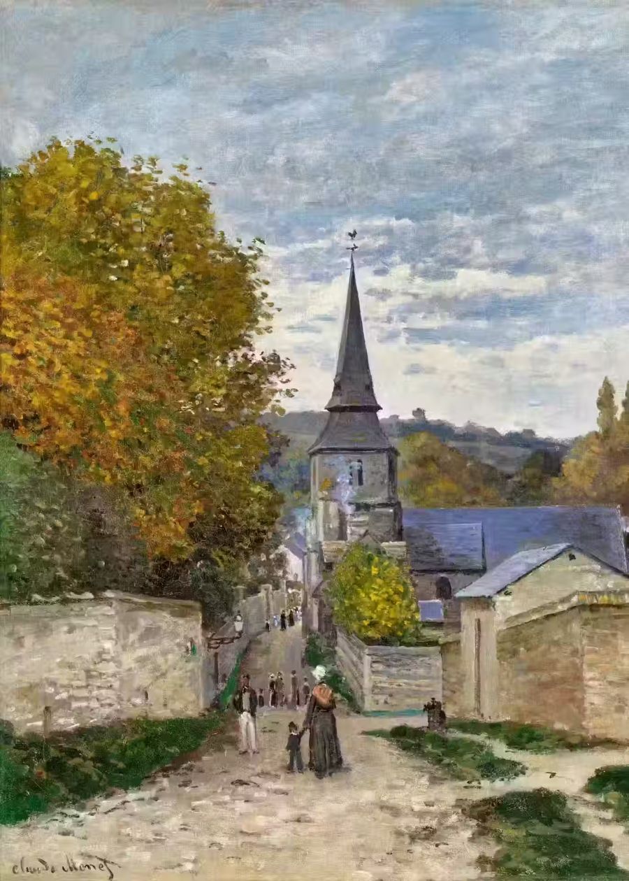 Claude Monet Country Rustic European