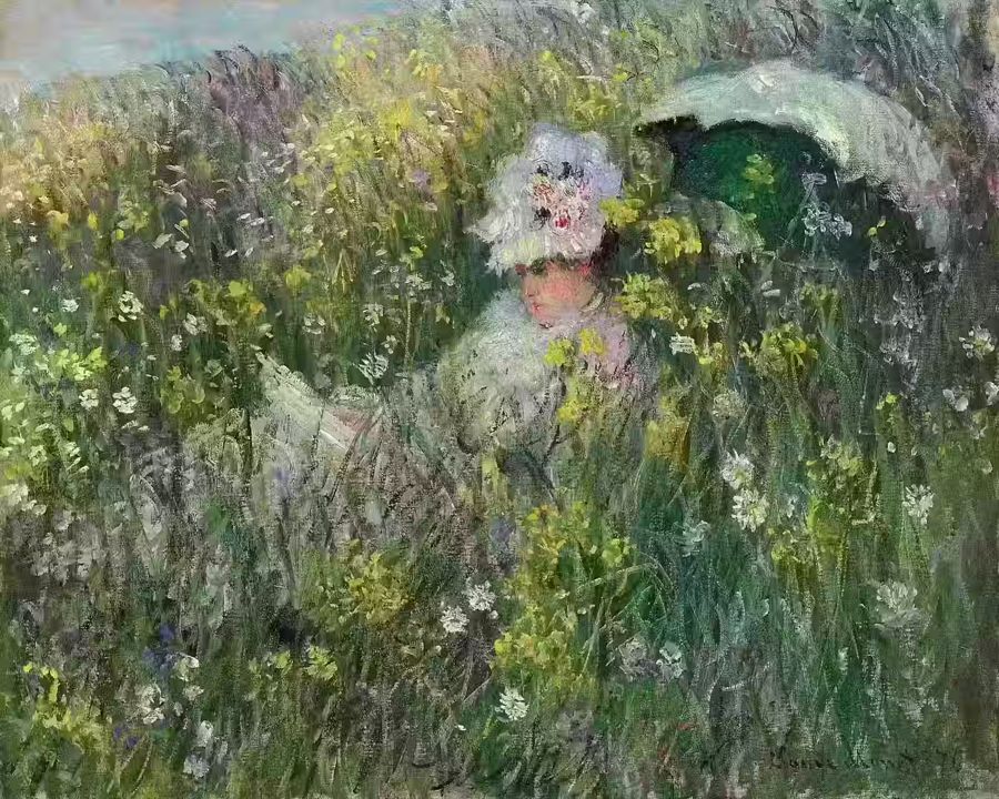 Claude Monet Dans La Prairie