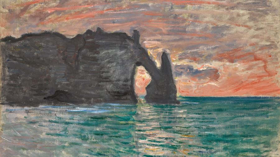 Claude Monet, Etretat Sunset