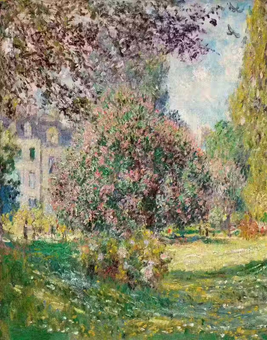 Claude Monet Floral Landscape Fine