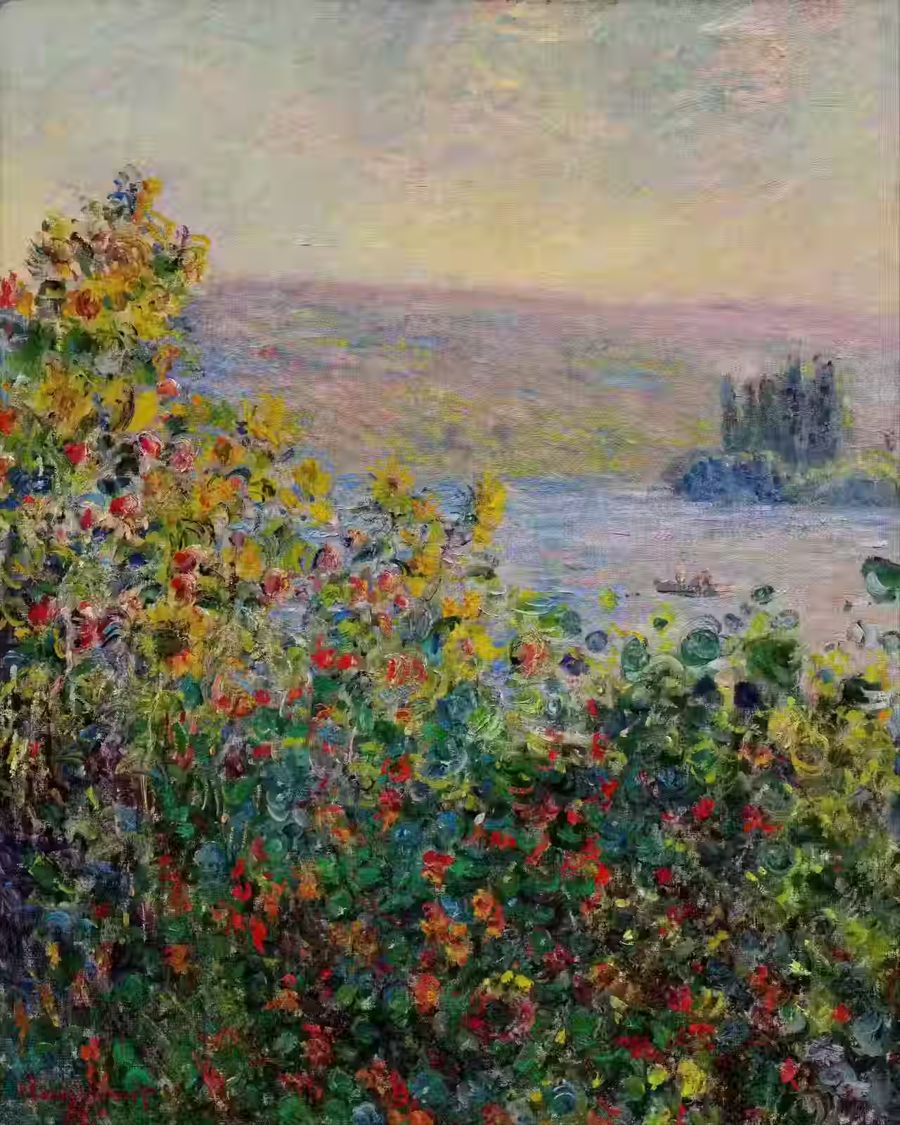 Claude Monet Flower Beds Vétheuil