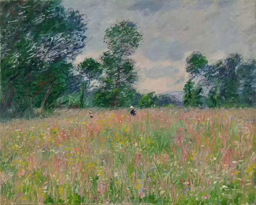 Claude Monet Flowering Meadow