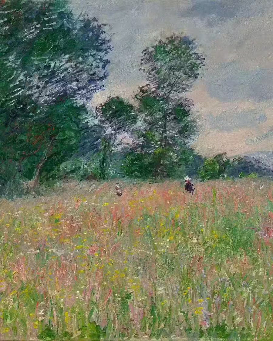 Claude Monet Flowering Meadow