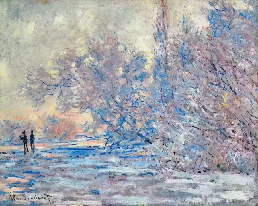 Claude Monet Frost Giverny