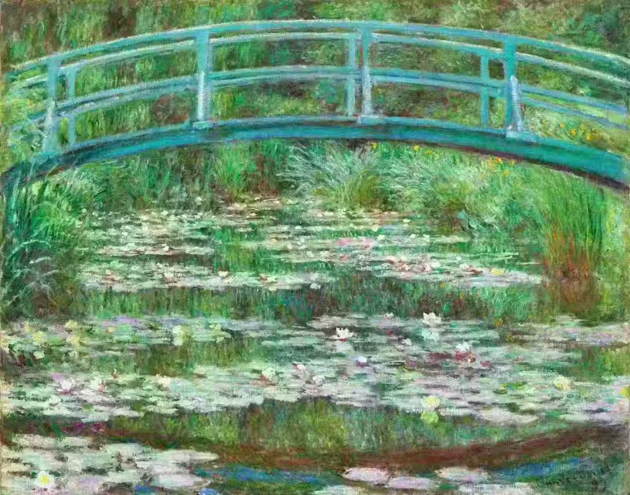 Claude Monet Japanese Footbridge Decor