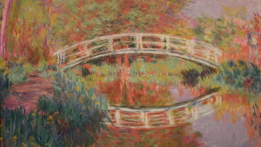 Claude Monet, Japanese Footbridge Giverny