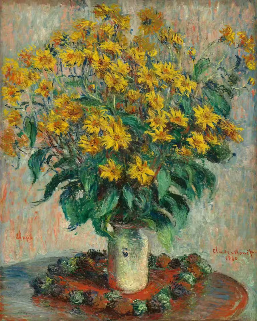 Claude Monet Jerusalem Artichoke
