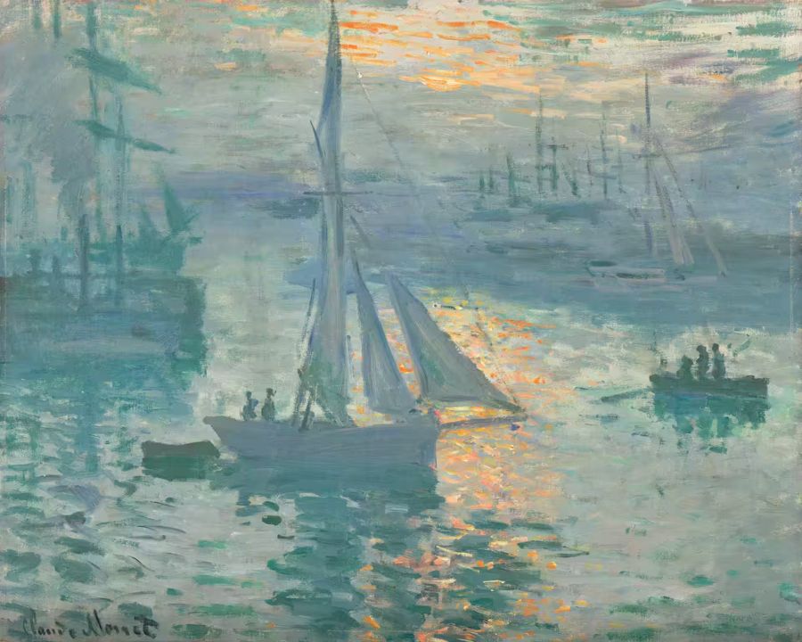 Claude Monet Nautical Sunrise