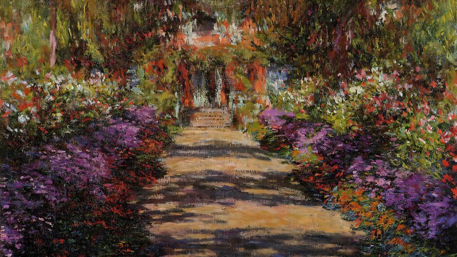 Claude Monet, Pathway in Monet s Garden at Giverny